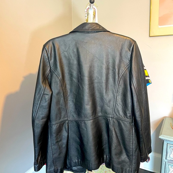 Women’s Colebrooke Leather Jacket Sz M - Picture 2 of 2